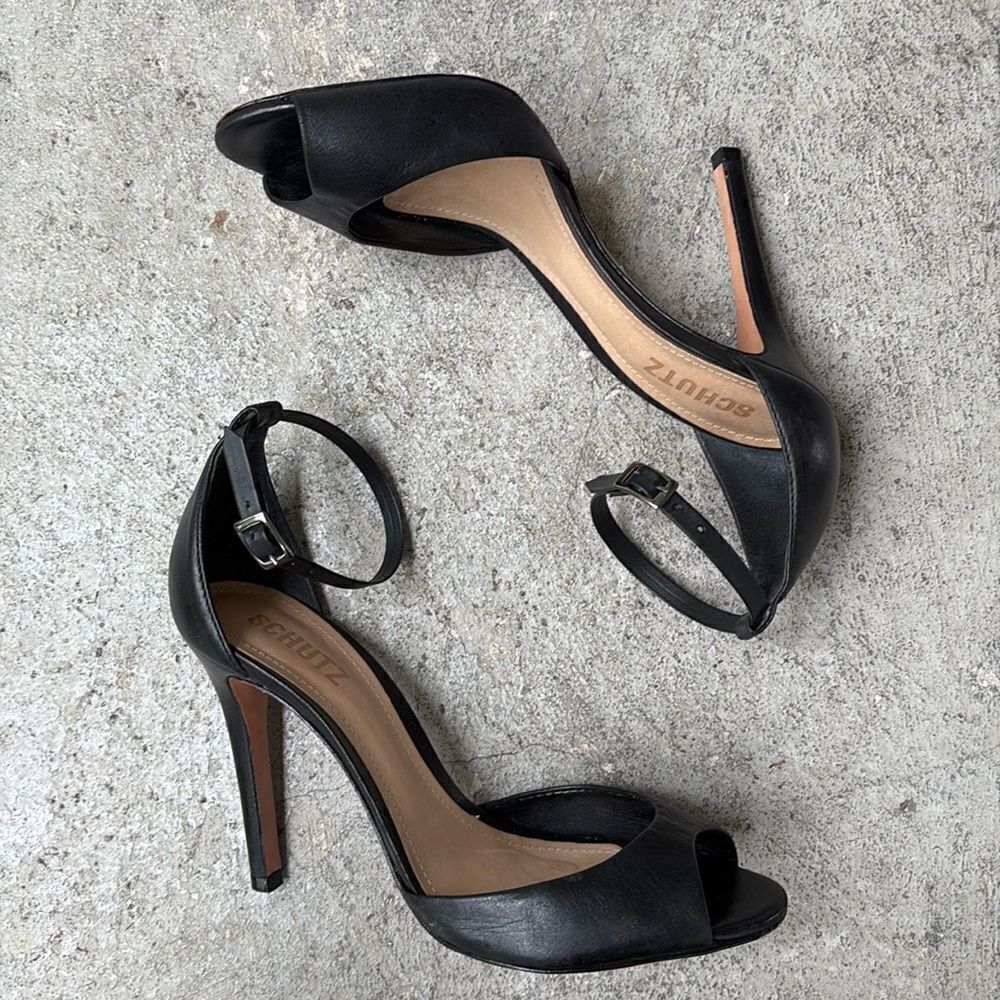 Schutz Ankle strap heeled sandals